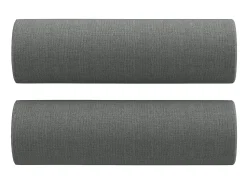 Sofá* Sofá 2 lugares +almofadas decorativas 120cm tecido cinza-escuro PT920571 Cinzento