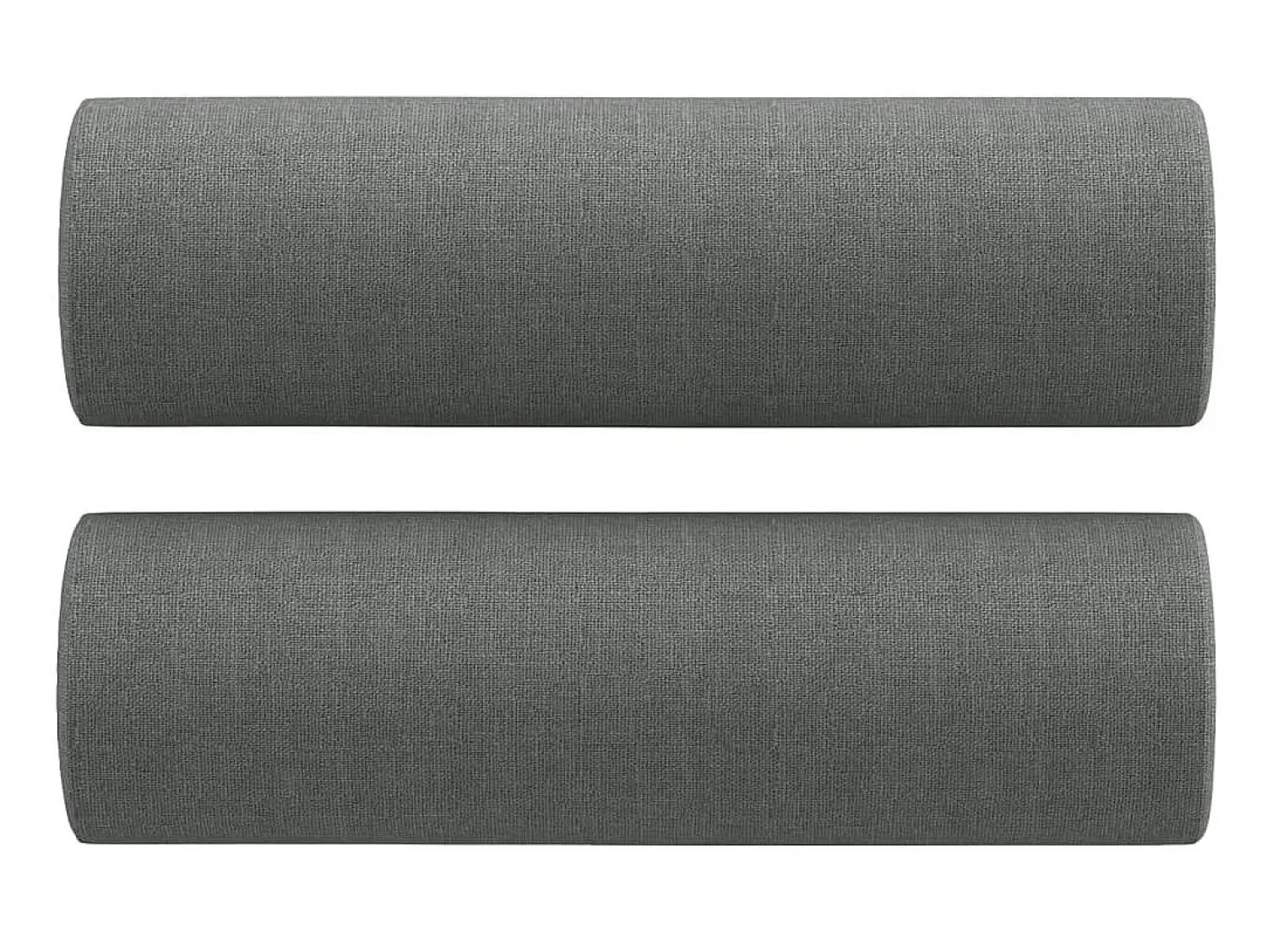 Sofá 2 lugares +almofadas decorativas 140cm tecido cinza-escuro PT129378^ Sofá