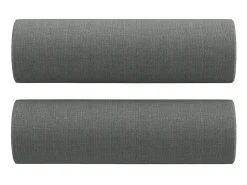 Sofá| Sofá 2 lugares +almofadas decorativas 140cm tecido cinza-escuro PT691177 Cinzento