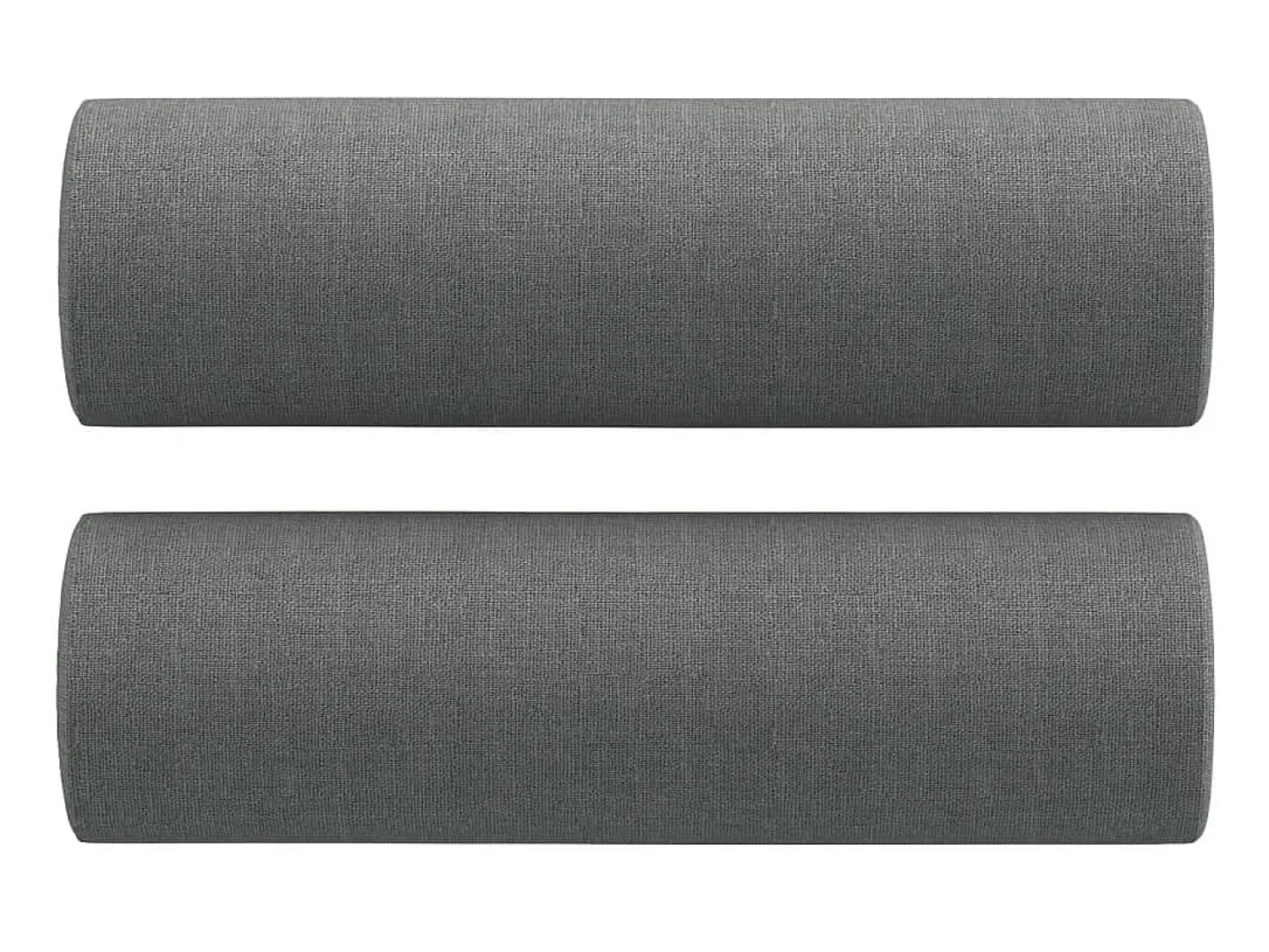 Sofá| Sofá 2 lugares +almofadas decorativas 140cm tecido cinza-escuro PT691177 Cinzento