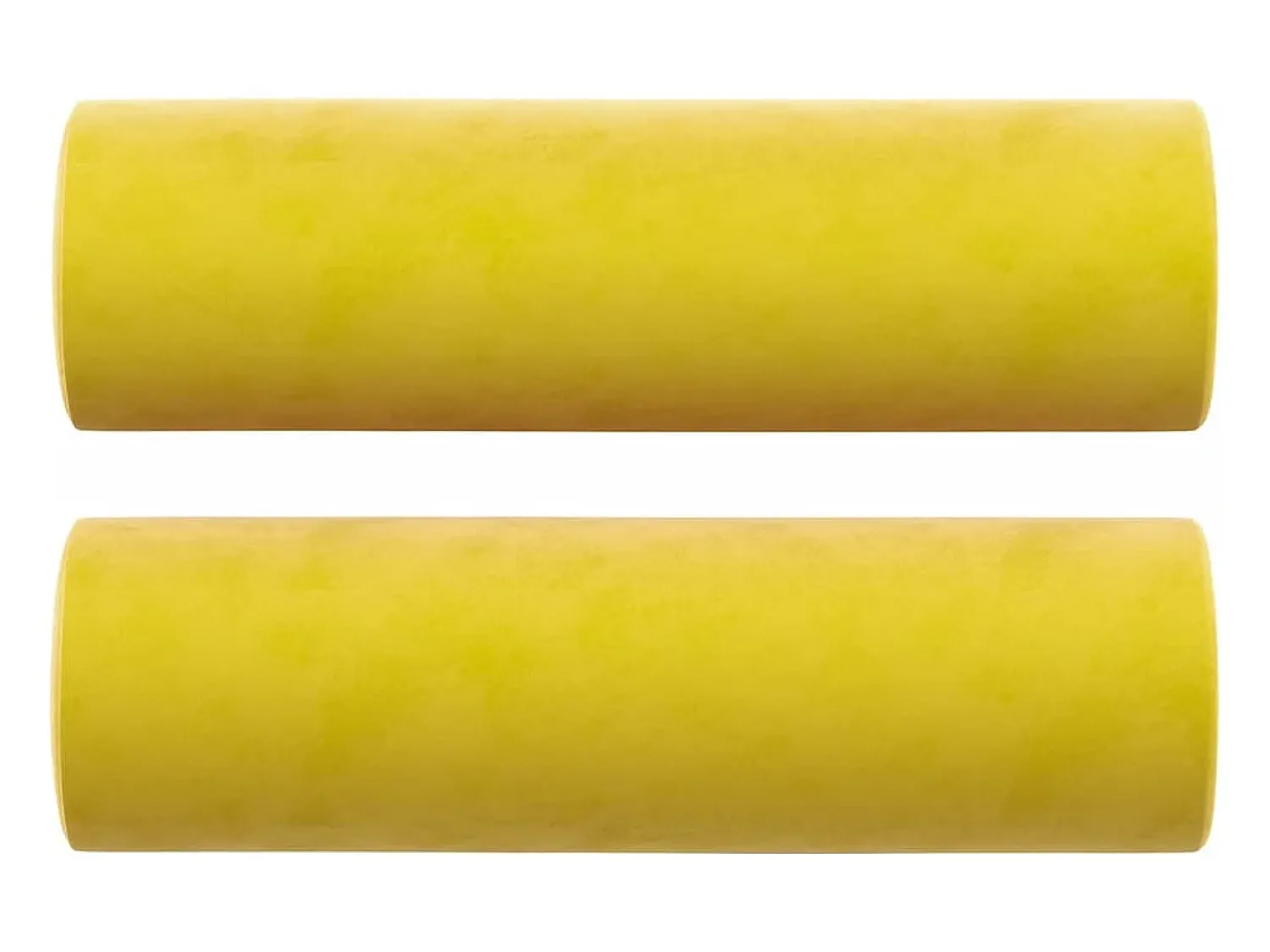 Sofá| Sofá 2 lugares c/ almofadas decorativas 140 cm veludo PT904906 Amarelo