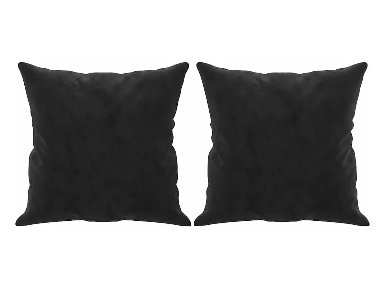 Sofá* Sofá 3 lugares c/ almofadas decorativas 180 cm veludo PT475184 Preto