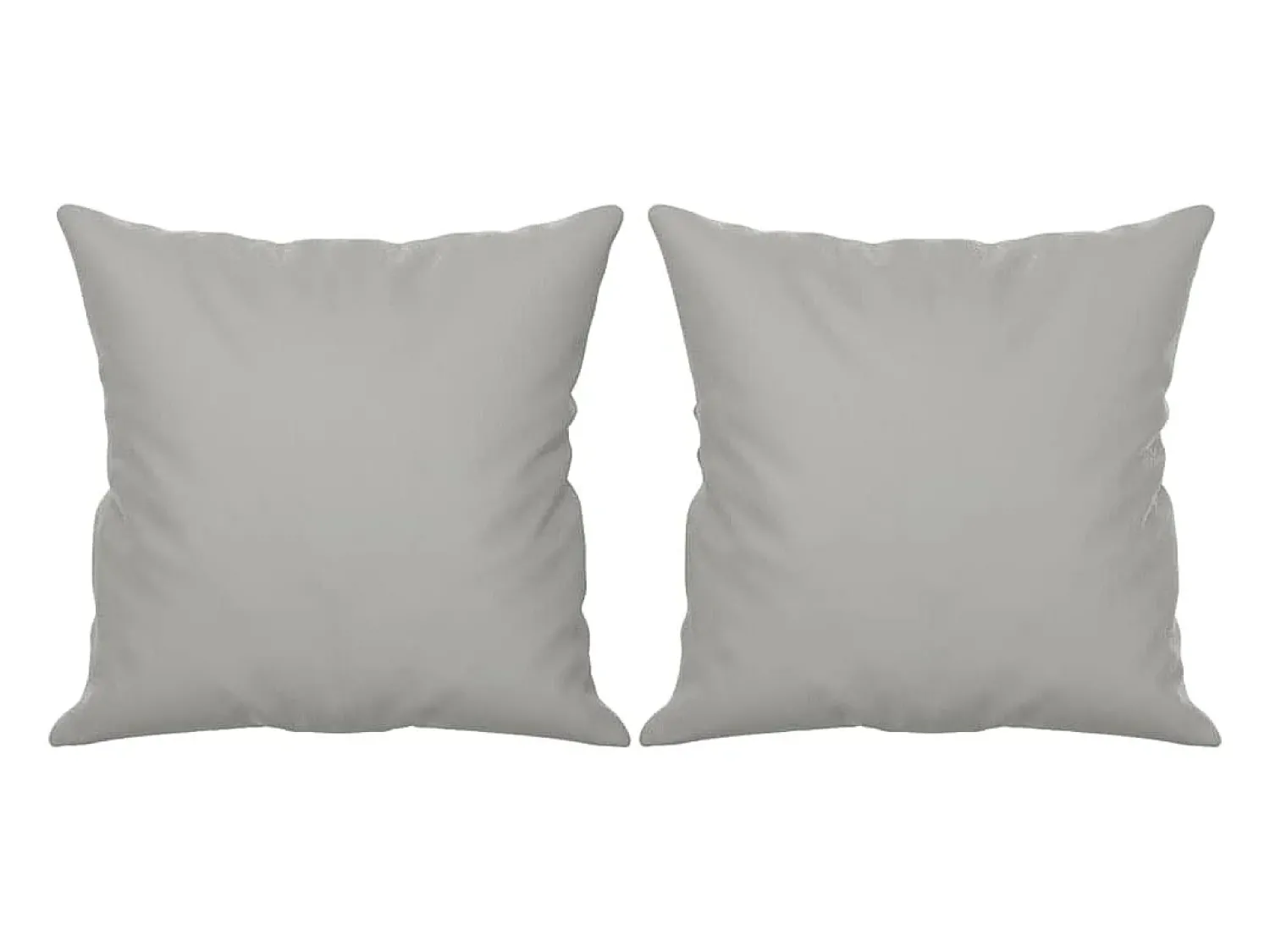 Sofá| Sofá 3 lugares c/ almofadas 180 cm microfibra cinzento-claro PT758781 Cinzento claro