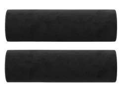 Sofá* Sofá 2 lugares c/ almofadas decorativas 120 cm veludo PT826000 Preto