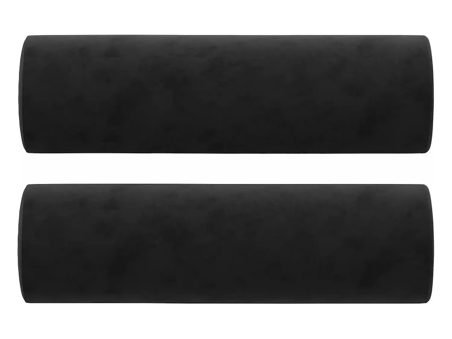 Sofá* Sofá 2 lugares c/ almofadas decorativas 120 cm veludo PT826000 Preto