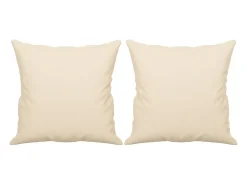 Sofá| Sofá 2 lugares c/ almofadas 140 cm microfibra PT353203 Bege