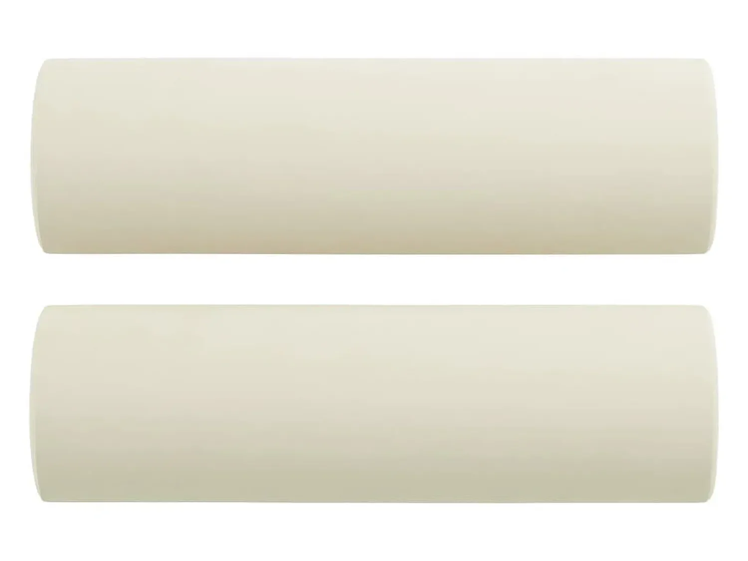 Sofá| Sofá 2 lugares c/ almofadas decorativas 120 cm veludo PT222934 Creme