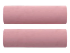 Sofá* Sofá 3 lugares c/ almofadas decorativas 180 cm veludo PT550132 Rosa