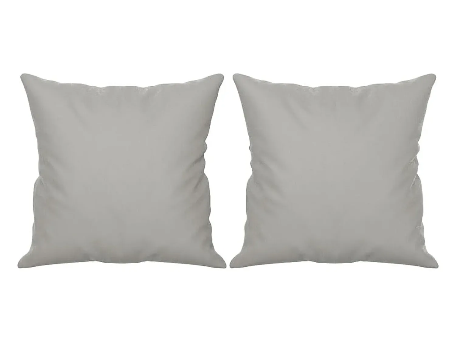 Sofá| Sofá 2 lugares c/ almofadas 140 cm microfibra cinzento-claro PT310332 Cinzento claro