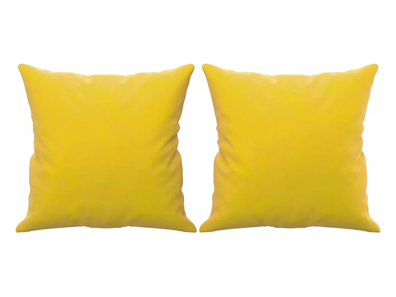 Sofá| Sofá 2 lugares c/ almofadas decorativas 140 cm veludo PT847543 Amarelo
