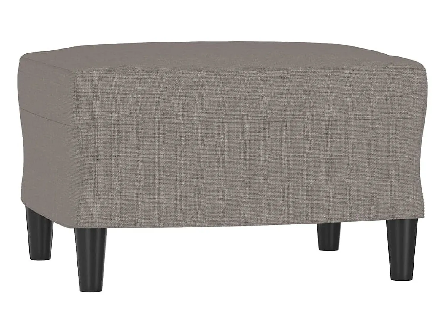 Sofá* Sofá 3 lugares com apoio de pés 180 cm tecido cinza-acastanhado PT819535 Taupe