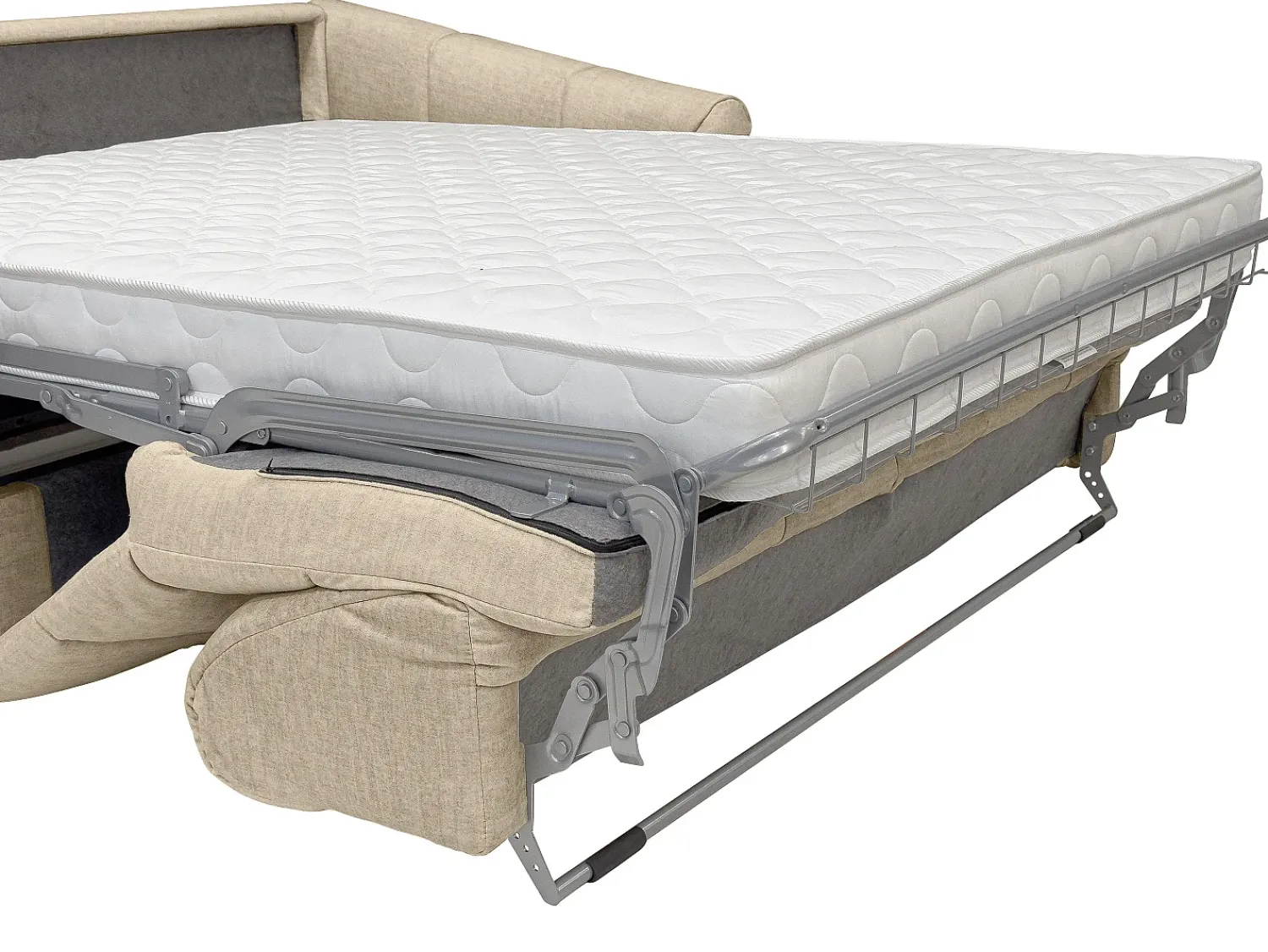 Vente-unique Sofá 4 lugares conversível abertura rápida em veludo cama 160 cm RETUNA^ Sofá