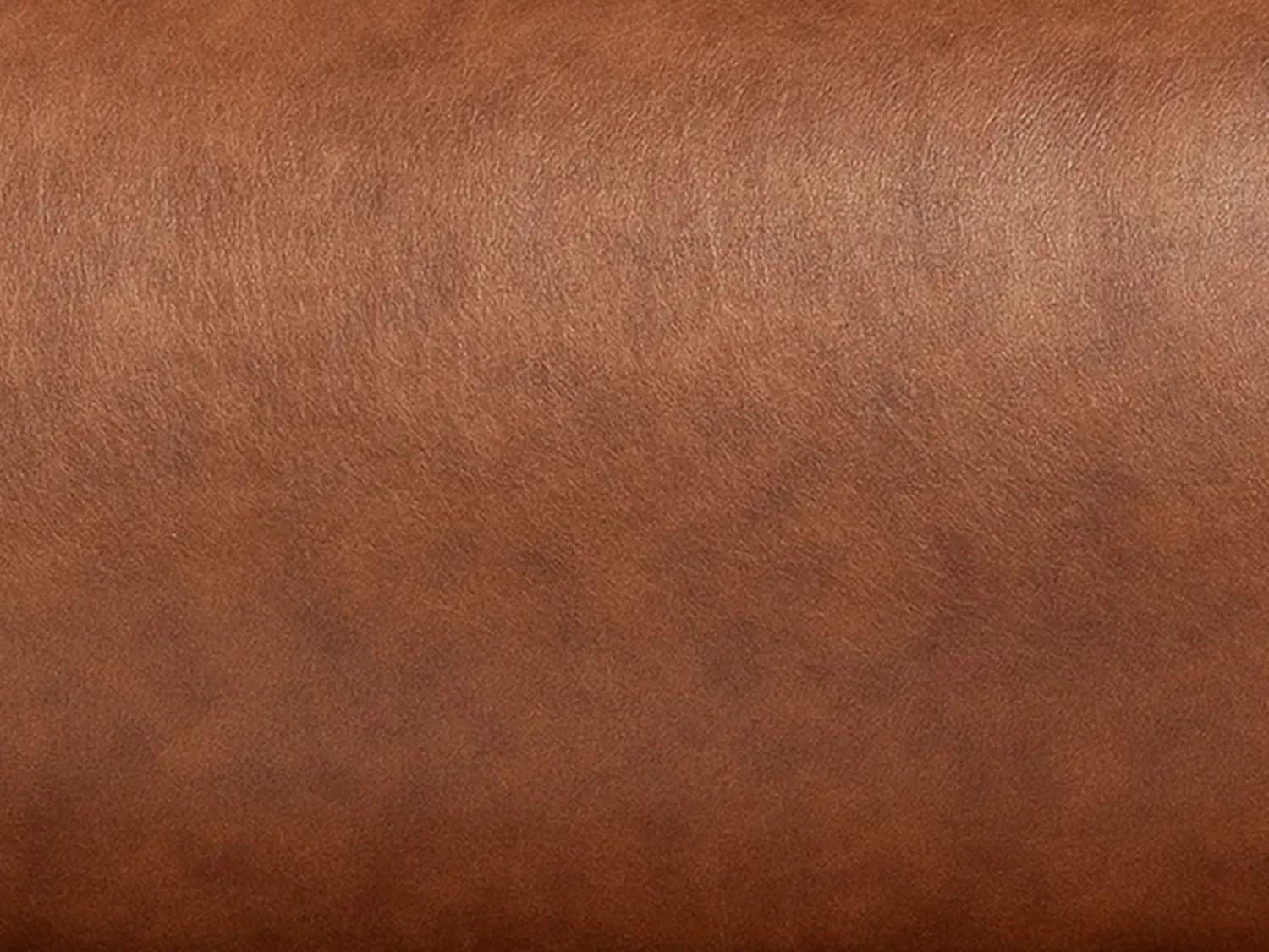 Sofá|Vente-unique Sofá 4 lugares conversível express em couro vintage caramelo 160 cm colchão 18 cm CALITO Castanho