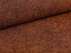 Clearance Vente-unique Sofá 4 lugares conversível em tecido FRIDORA Terracota