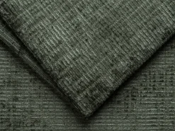 Vente-unique Sofá 3 lugares convert. abert. rápida tecido chenille bege ripas largas 18 cm LORETO^ Sofá