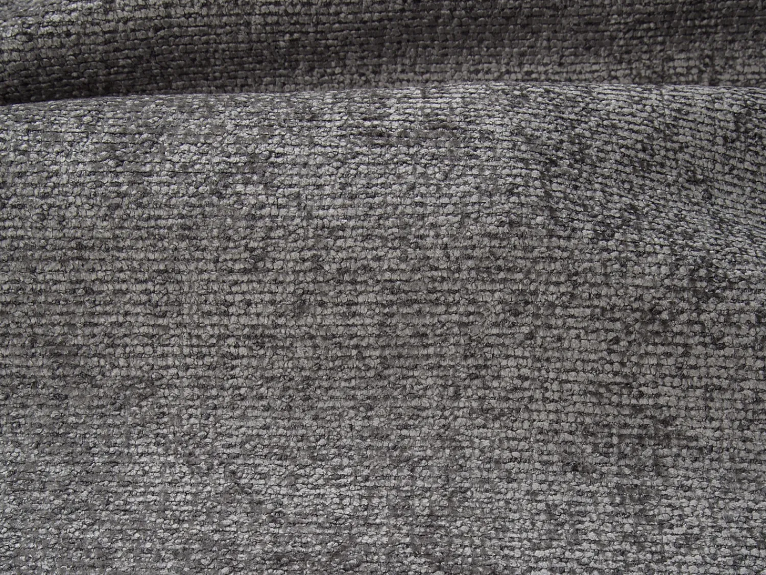 Best Vente-unique Sofá 3 lugares convertível abertura rápida tecido ripas largas 140 cm Colchão 18 cm DARIELO Cinzento