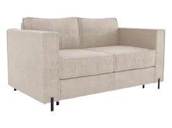 Vente-unique Sofá 3 lugares convertível abertura rápida tecido texturizado colchão 20 cm ELORYA^ Sofá