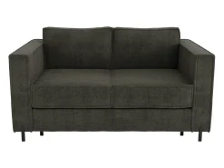 Sofá*Vente-unique Sofá 3 lugares convertível abertura rápida tecido texturizado colchão 20 cm ELORYA Verde