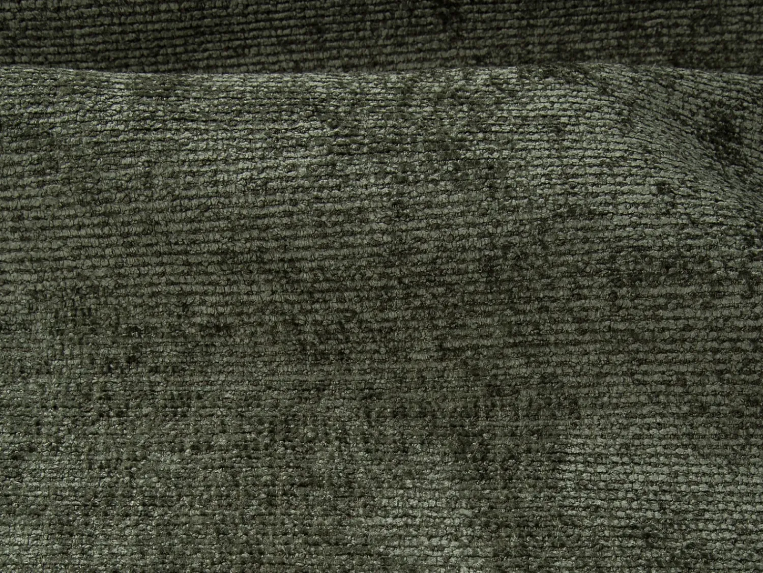 Discount Vente-unique Sofá 3 lugares convertível abertura rápida em tecido verde ripas largas 140 cm - 22 cm DARIELO Caqui