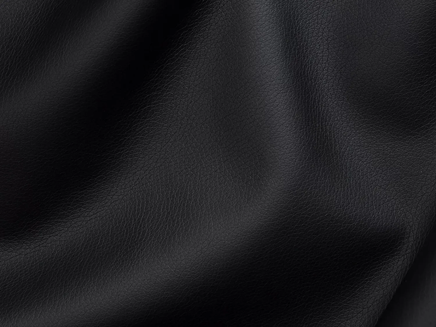 Vente-unique Sofá 3 lugares convertível abertura rápida pele preta, cama 140 cm e colchão 14 cm VIZIR^ Sofá