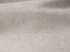Clearance Vente-unique Sofá 3 lugares convertível abertura rápida tecido ripas largas 140 cm Colchão 22 cm DARIELO Bege