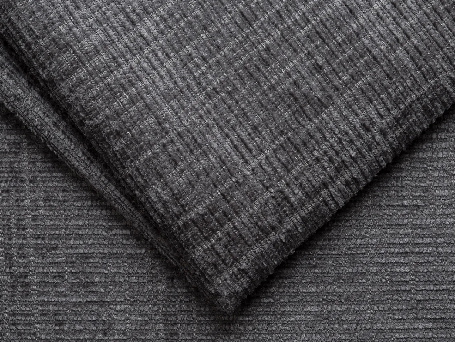 Vente-unique Sofá 4 lugares convertível abert. rápida tecido chenille bege 160cm colchão 14cm LORETO^ Sofá