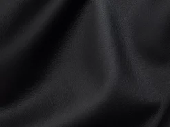 Vente-unique Sofá 3 lugares convertível abertura rápida pele preta cama 140 cm e colchão 18 cm CALITO^ Sofá