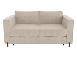 Sofá*Vente-unique Sofá 4 lugares convertível abertura rápida tecido texturizado , colchão 20 cm ELORYA Bege