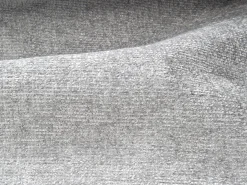 Sofá|Vente-unique Sofá 3 lugares convertível abertura rápida tecido texturizado 140 cm Colchão 22 cm DARIELO Cinzento claro