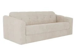 Sofá*Vente-unique Sofá 4 lugares convertível abertura rápida tecido texturizado colchão 22 cm DARIELO Bege