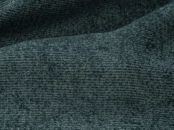 Discount Vente-unique Sofá 3 lugares convertível abertura rápida tecido azul ripas largas 140 cm Colchão 18 cm DARIELO Azul esverdeado