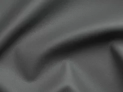 Sofá*Vente-unique Sofá 3 lugares convertível abertura rápida pele cinza, cama 140 cm e colchão 14 cm VIZIR Cinzento