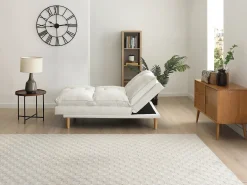 Sofá*Vente-unique Sofá 3 lugares convertível clique-claque em tecido PALOBU Bege
