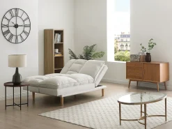 Sofá*Vente-unique Sofá 3 lugares convertível clique-claque em tecido PALOBU Bege