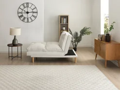 Sofá*Vente-unique Sofá 3 lugares convertível clique-claque em tecido PALOBU Bege