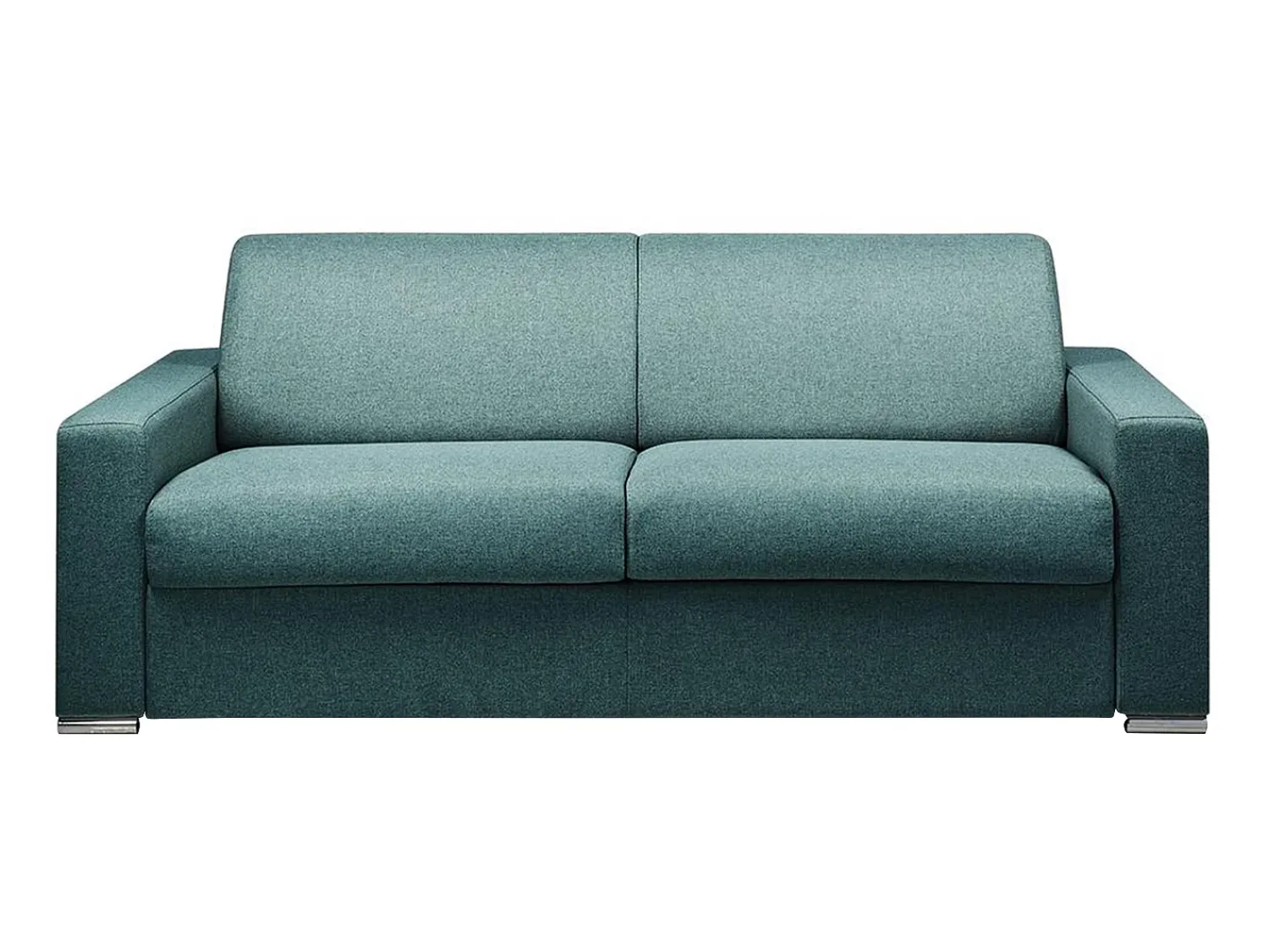 Vente-unique Sofá 4 lugares convertível de abertura rápida em tecido com colchão de 22 cm - CALITO^ Sofá