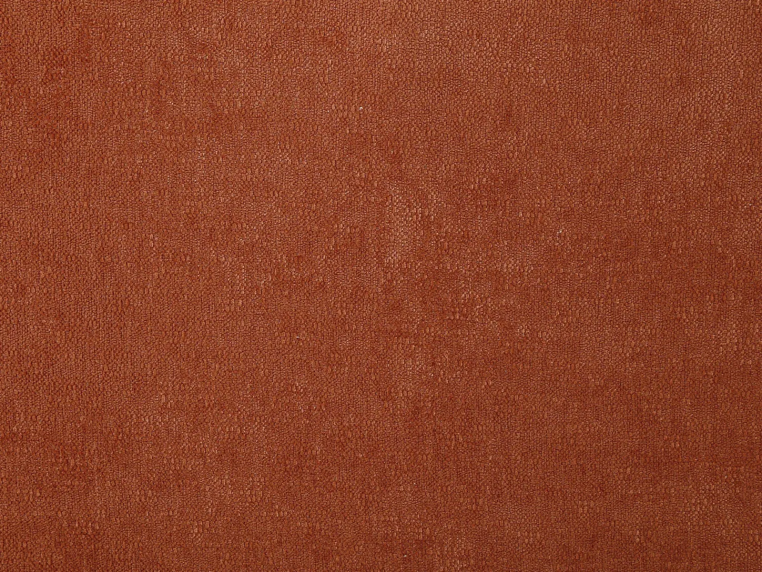 Sofá|Vente-unique Sofá 3 lugares convertível tipo clic-clac em tecido chenille HAKEMO Terracota
