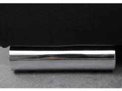 Sale LINEA SOFA Sofá 3 lugares em pele de vaca cor preta - THIBAULT Preto
