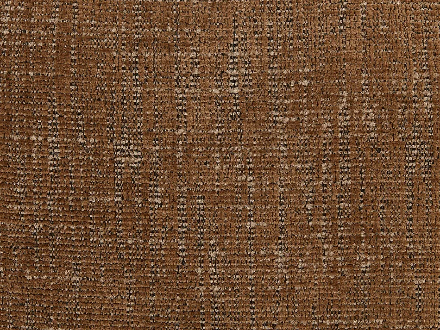 Vente-unique Sofá 2 lugares em tecido chenille de cor castanha Castanho