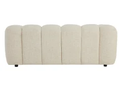 Sofá*Vente-unique Sofá 2 lugares em tecido chenille de cor NELIMAR Bege