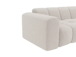 Sofá|Vente-unique Sofá 3 lugares em tecido chenille CALESO da Maison Céphy Bege