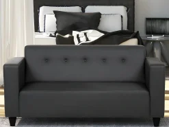 Sofá 3 lugares – tecido capitonê (170 x 60 x 79 cm) - PEDRO^ Sofá