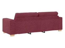 Sofá|vidaxl Sofá 3 pcs Ventoso 221 x 80 x 80 cm Vermelho