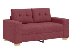 Sofá|vidaxl Sofá 3 pcs Ventoso 221 x 80 x 80 cm Vermelho