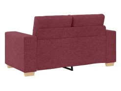 Sofá|vidaxl Sofá 3 pcs Ventoso 221 x 80 x 80 cm Vermelho