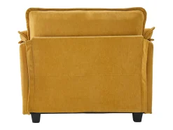 Sofá com bolsos laterais e apoio para os pés - Chenille - para sala de estar e quarto^ Sofá