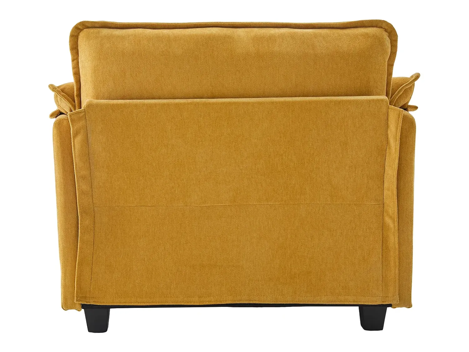 Sofá com bolsos laterais e apoio para os pés - Chenille - para sala de estar e quarto^ Sofá