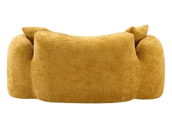 Sofá de 2 lugares - Sofá reto com 2 almofadas e braços - chenille^ Sofá