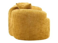 Sofá de 2 lugares - Sofá reto com 2 almofadas e braços - chenille^ Sofá