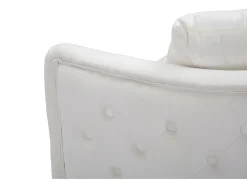 Sofá| Sofá Bucareste Creme 127X74X73cm Branco